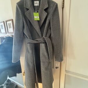 Sam Edelman Gray Wool Alpaca coat